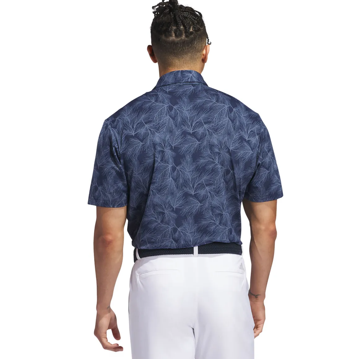 adidas Golf Ultimate365 Mesh Print Golf Polo Shirt