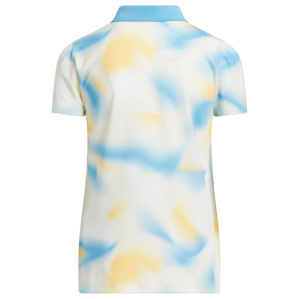 adidas Junior Girls All-Over Printed Golf Polo Shirt