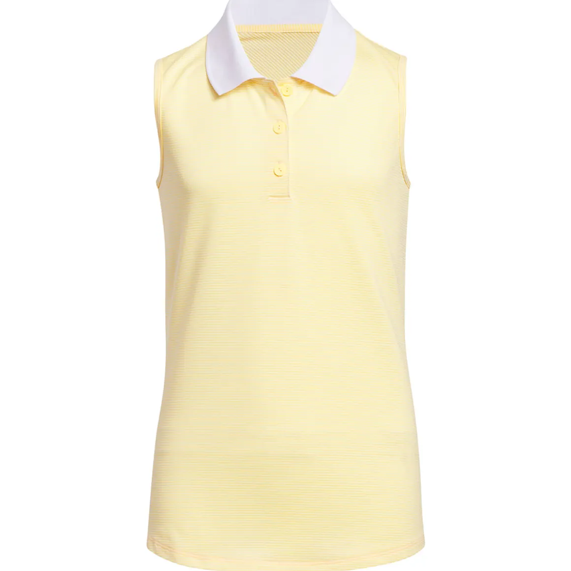 adidas Junior Sleeveless Golf Polo Shirt