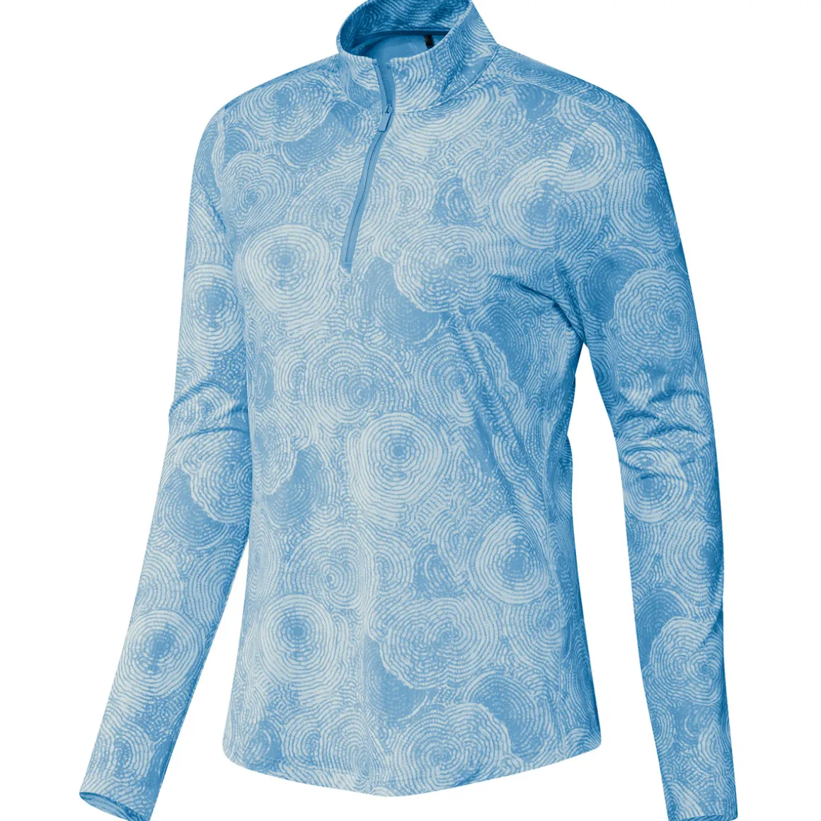 adidas_ladies_print_mock__4.webp adidas Ladies Print Mock Half Zip Golf Mid Layer