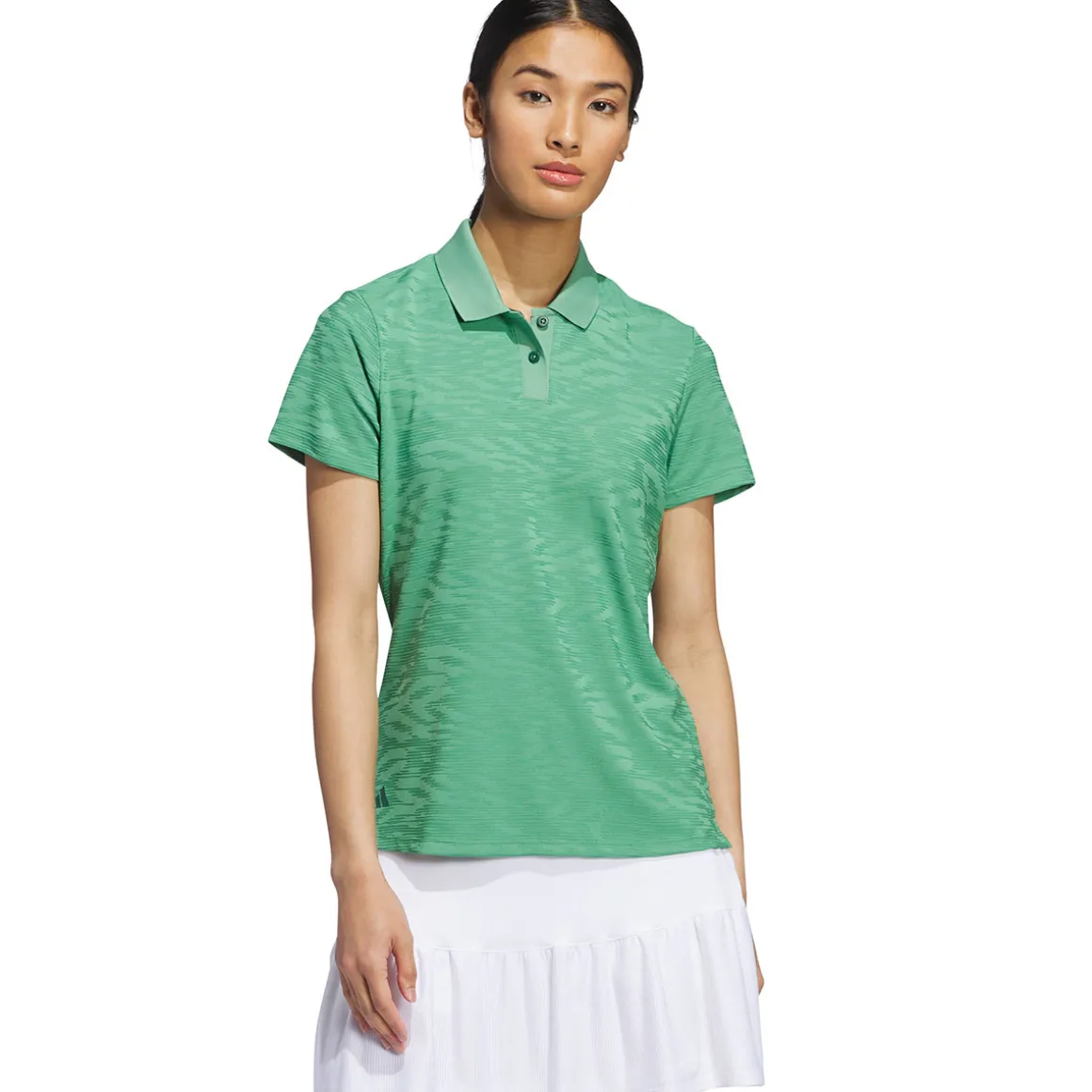adidas Ladies Ultimate365 Jacquard Golf Polo Shirt