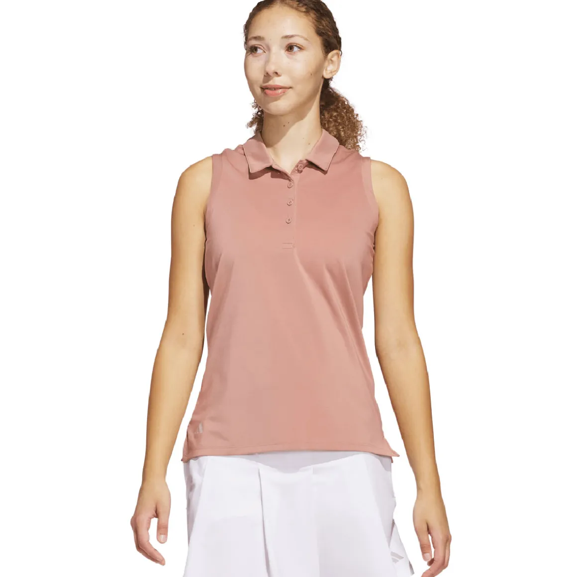 adidas Ladies Ultimate365 Solid Sleeveless Golf Polo Shirt