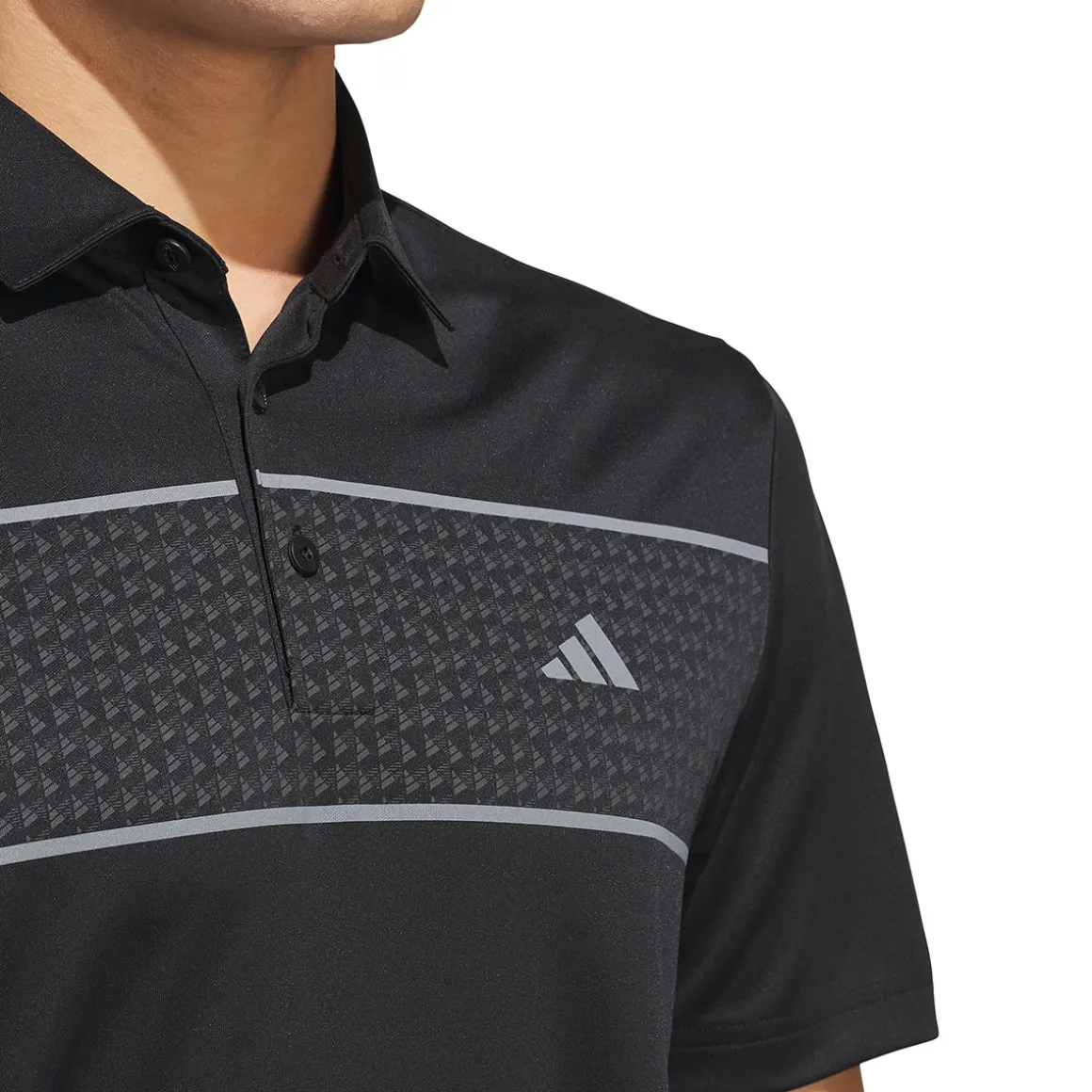 adidas_mens_core_chest_st_2-2.webp adidas Men's Core Chest Stripe Golf Polo Shirt