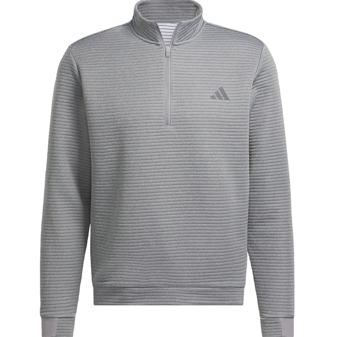 adidas_mens_dwr_textured__9.webp adidas Men's DWR Textured Quarter Zip Golf Mid Layer