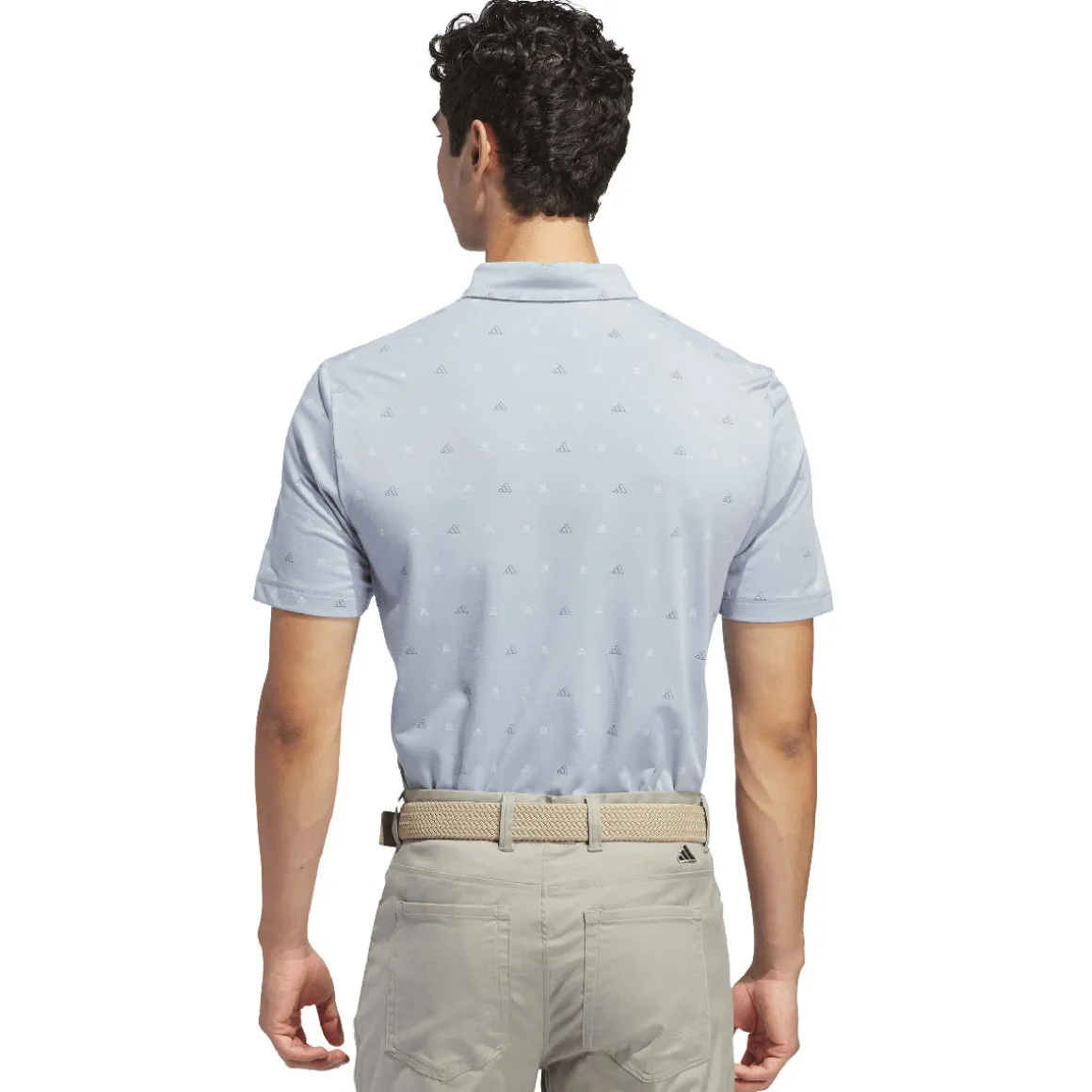 adidas Men's Go-To Print Golf Polo Shirt