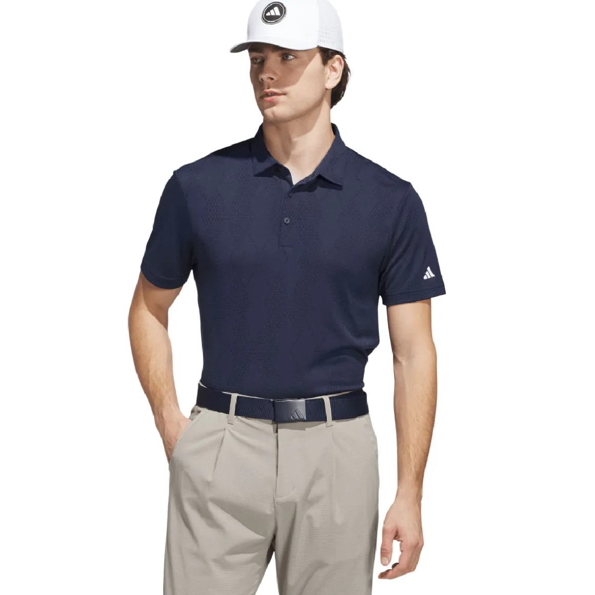 adidas Men's Ultimate365 Micro Texture Golf Polo Shirt