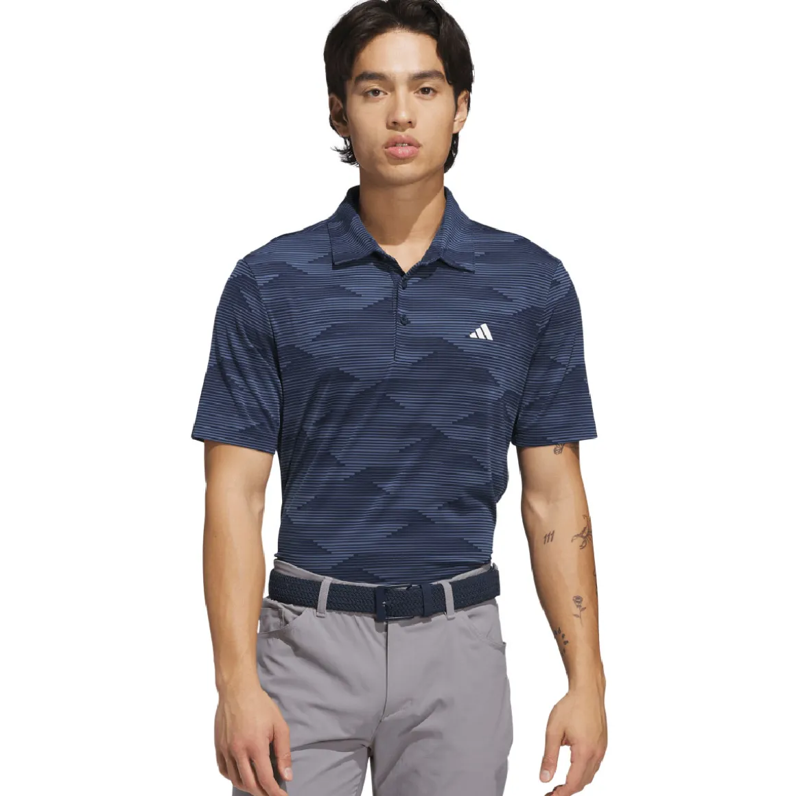 adidas Men's Ultimate365 Speed Stripe Golf Polo Shirt