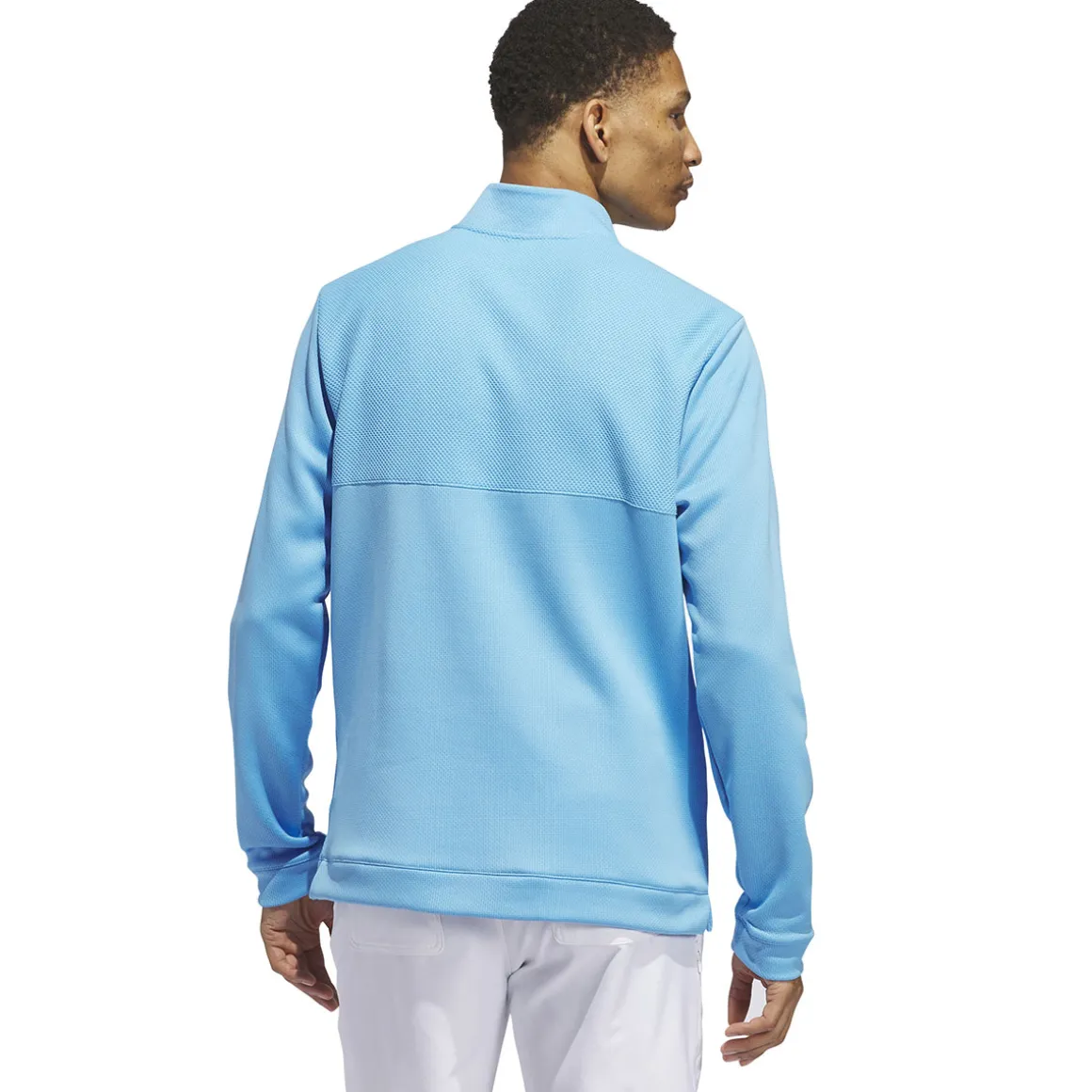 adidas Men's Ultimate365 Textured Quarter Zip Golf Mid Layer