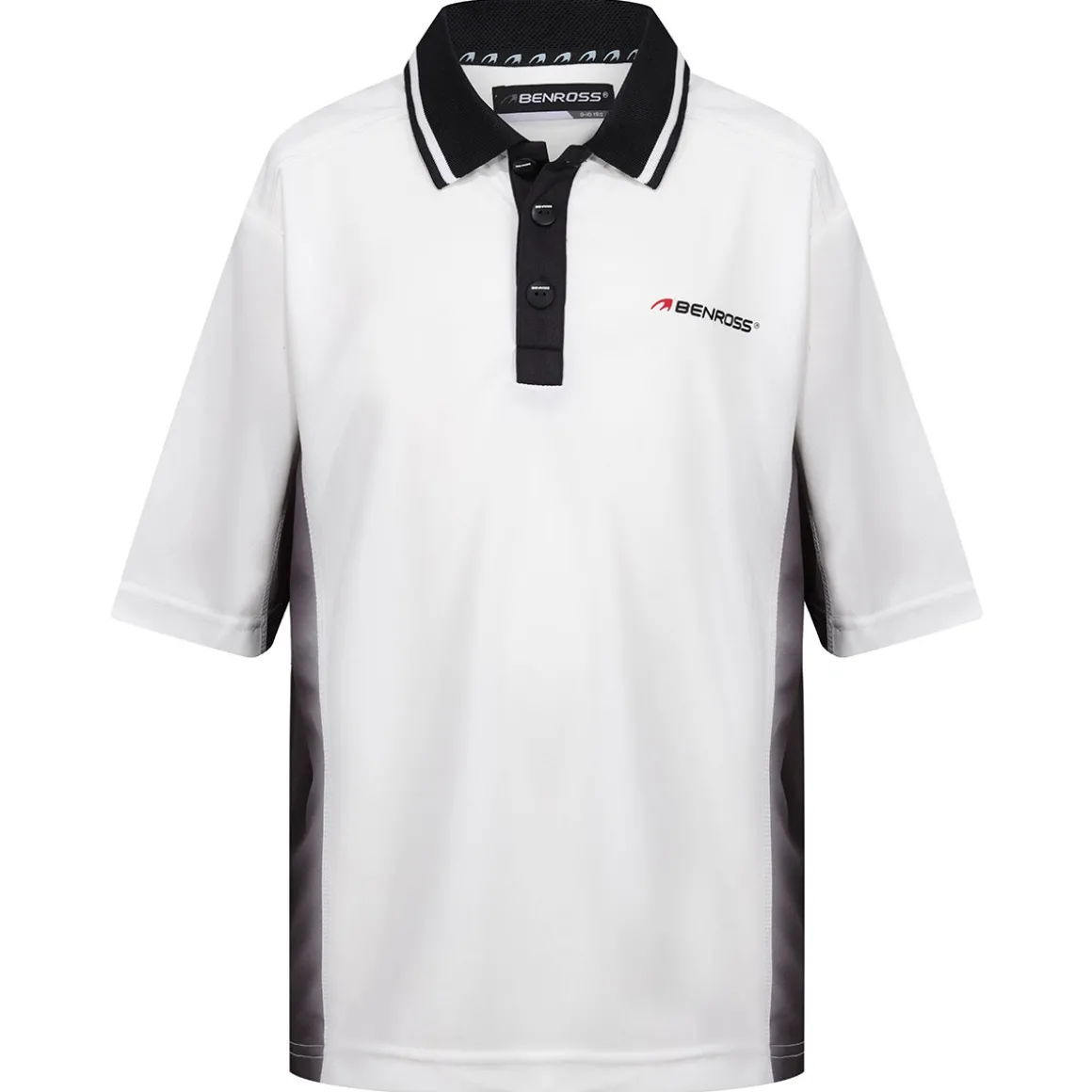 Benross Junior Faded Side Panel Stretch Golf Polo Shirt