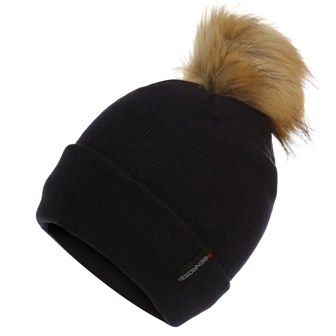 Benross Ladies Fleece Pom Knitted Beanie