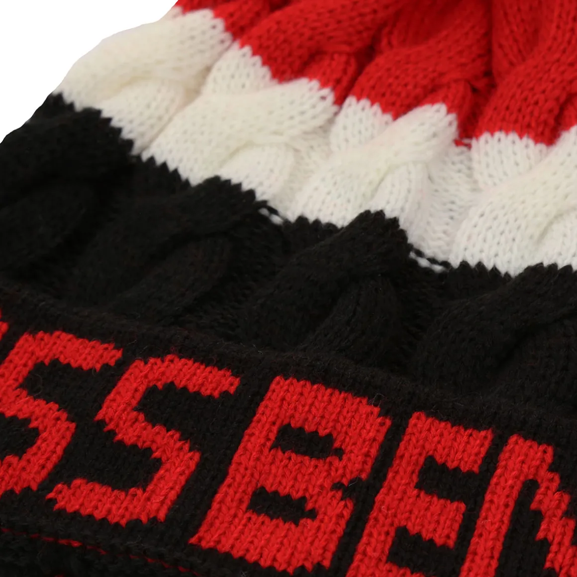 benross_mens_tricoloured__2.webp Benross Men's Tri-Coloured Pom Knitted Hat
