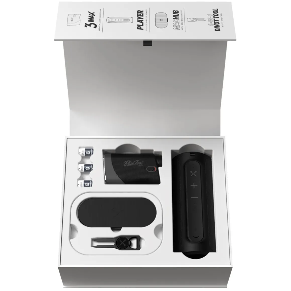 blue_tees_rangefinder_amp_2.webp Blue Tees Rangefinder & Speaker Golf Player Pack