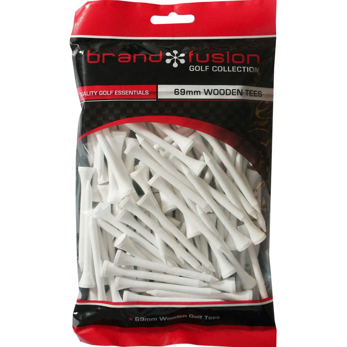 Brand Fusion Wooden Golf Tees 69mm - 110 Pack