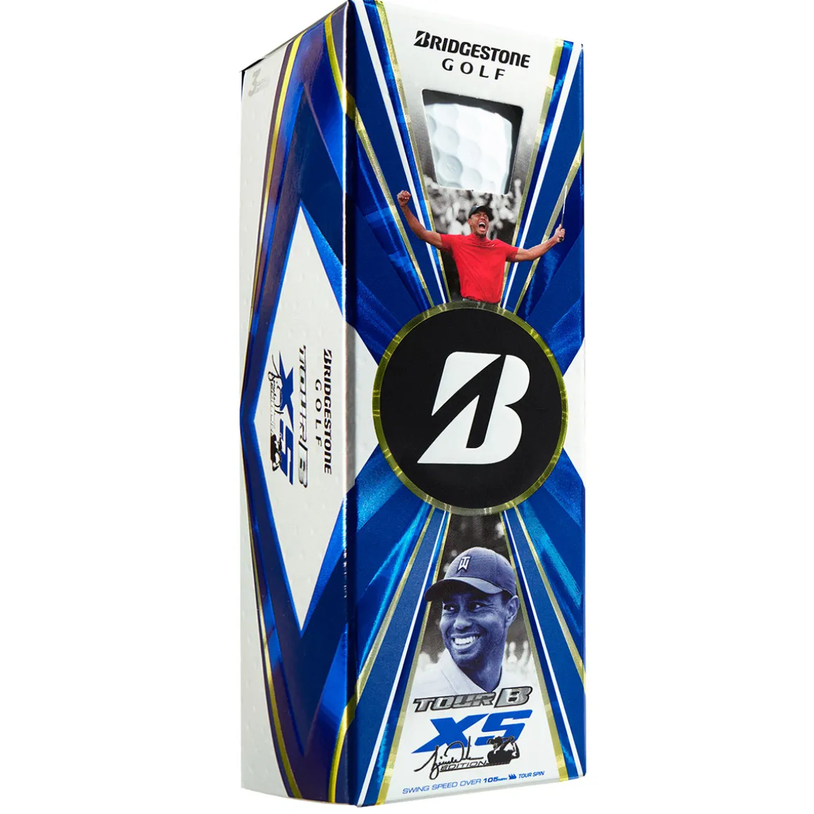 Bridgestone Tour B XS Tiger Woods 12 Golf Ball Pack
