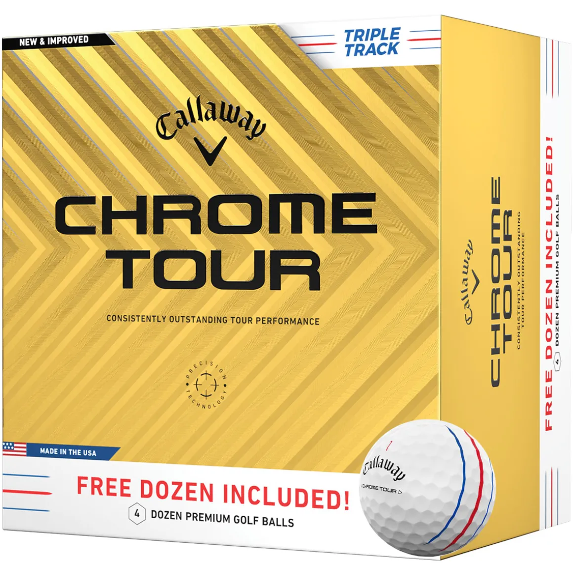 Callaway Chrome Tour 4 for 3 48 Golf Ball Pack