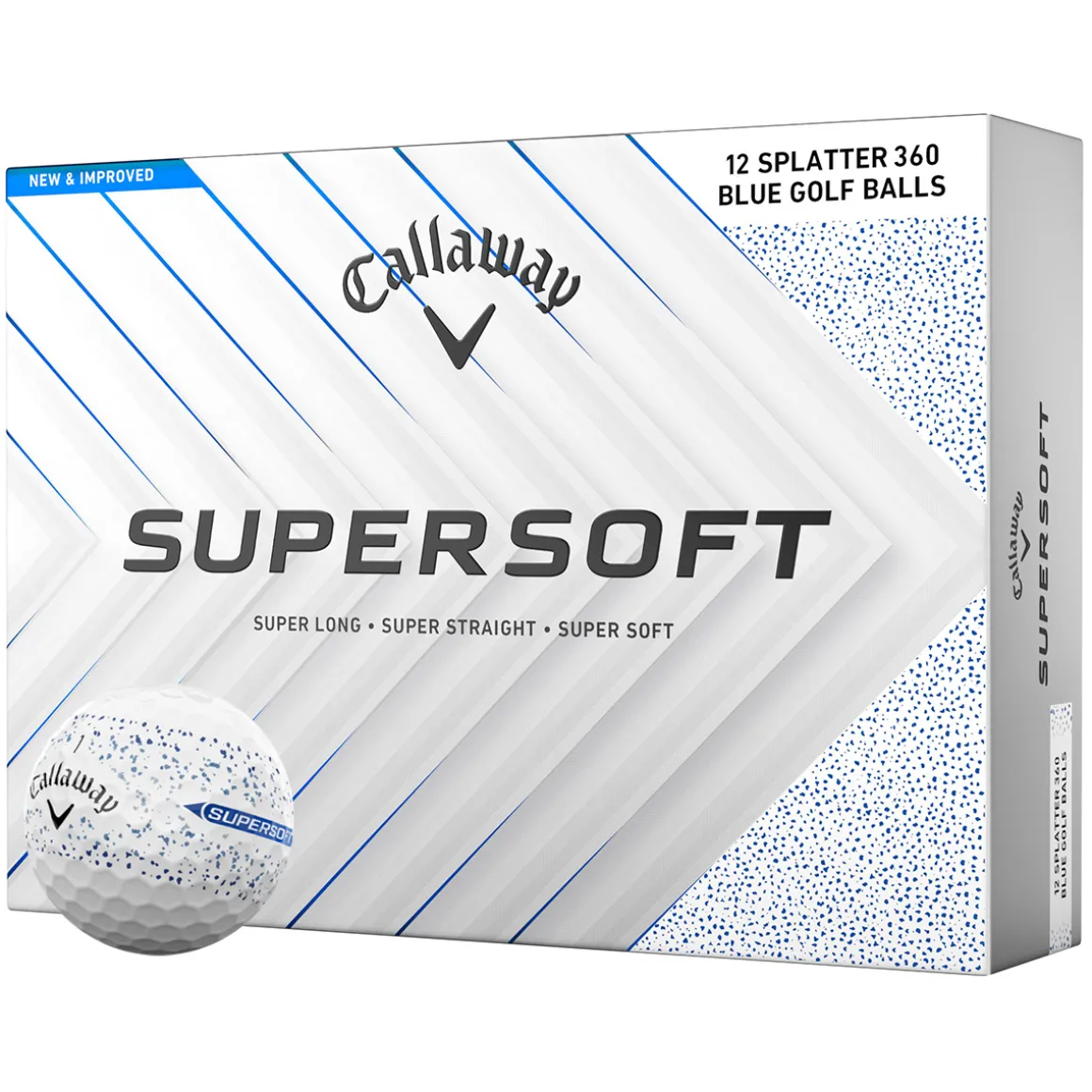 Callaway Supersoft Splatter 12 Golf Ball Pack