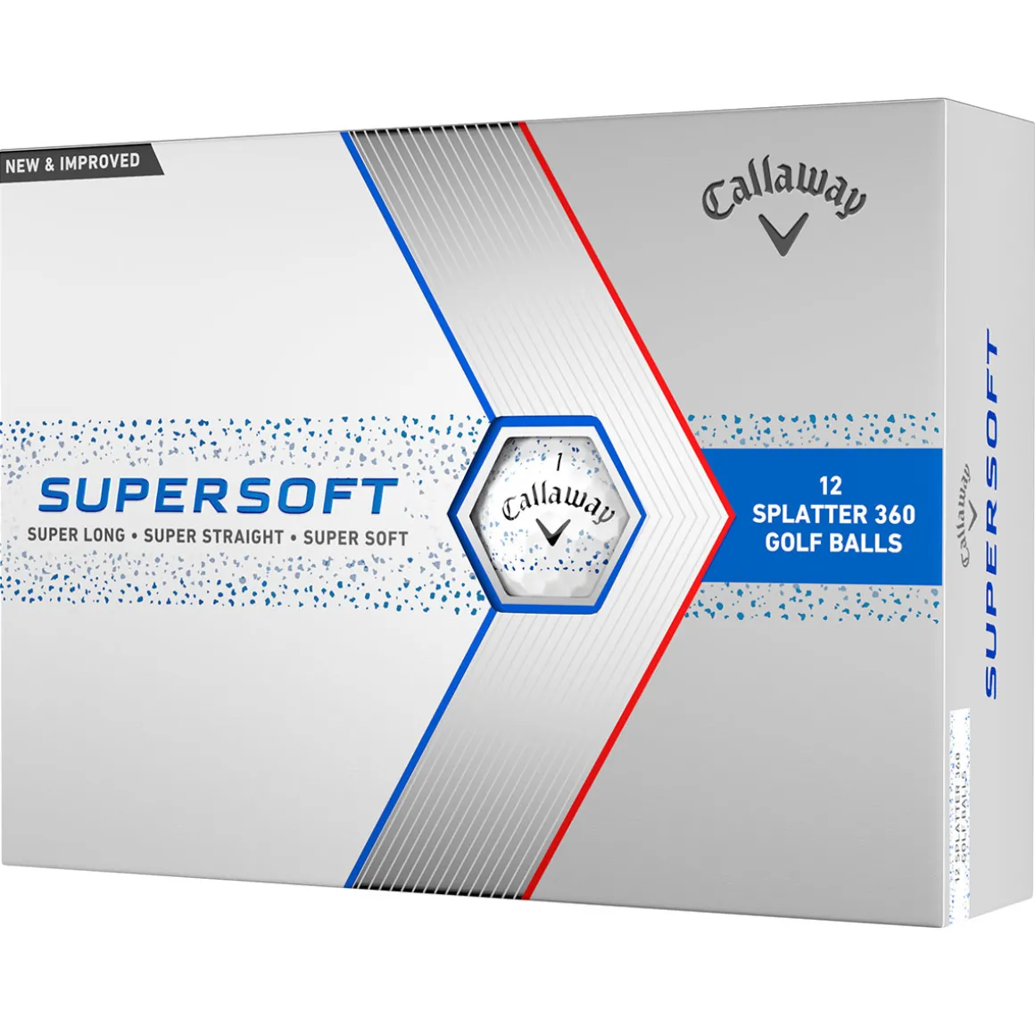 Callaway Supersoft Splatter 12 Golf Ball Pack