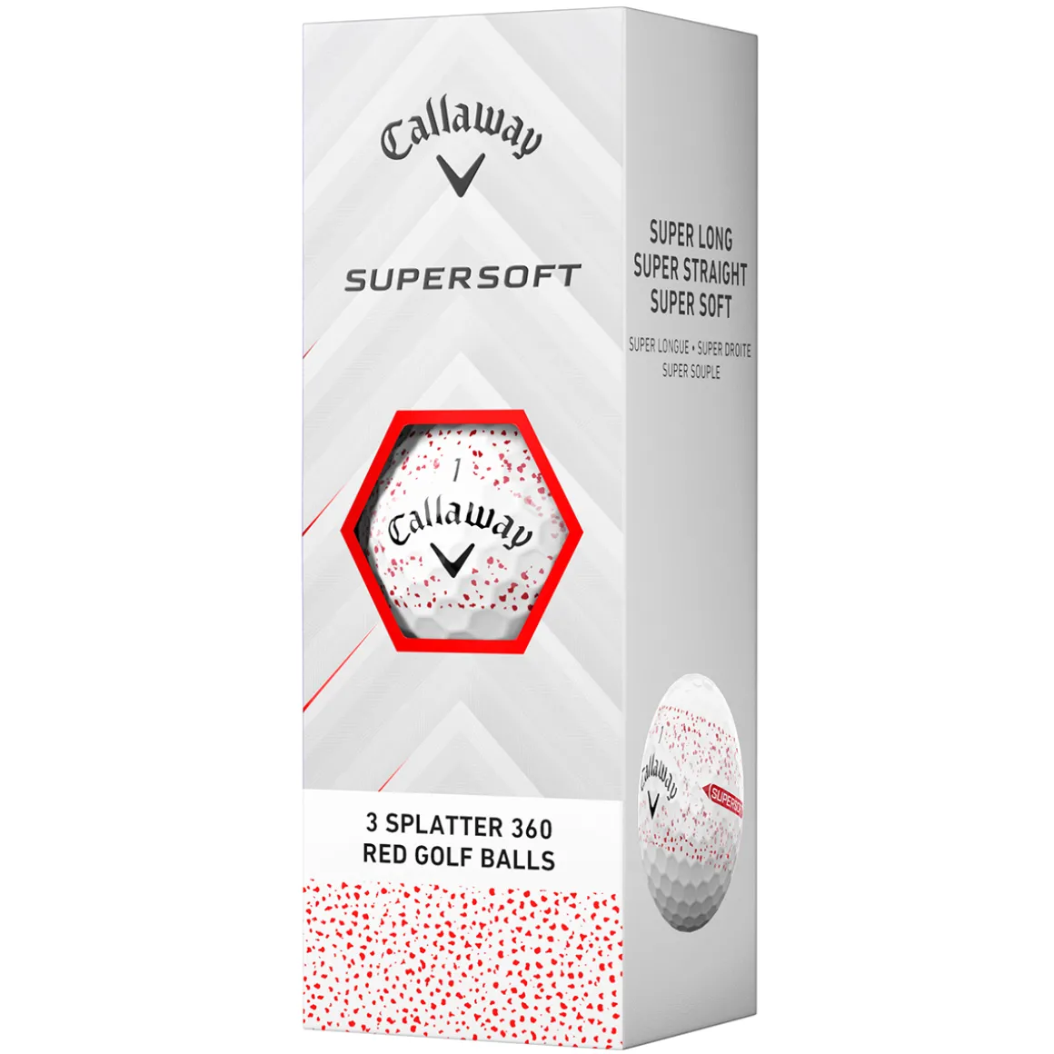 Callaway Supersoft Splatter 12 Golf Ball Pack