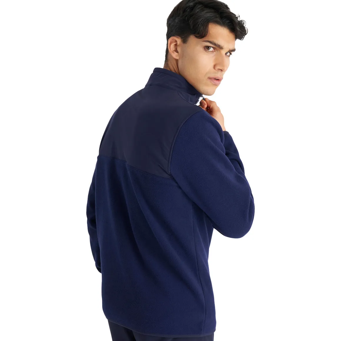 Calvin Klein Men's Hybrid Polar Fleece Half Zip Golf Mid Layer
