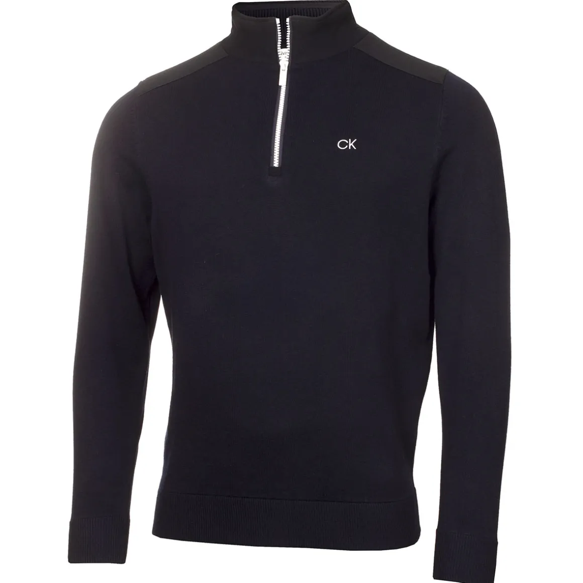 Calvin Klein Men's Knitted Half Zip Golf Midlayer