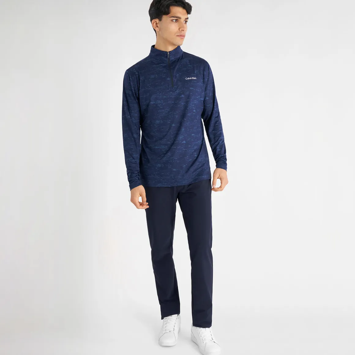 calvin_klein_mens_newport_3.webp Calvin Klein Men's Newport Print Half Zip Golf Mid Layer