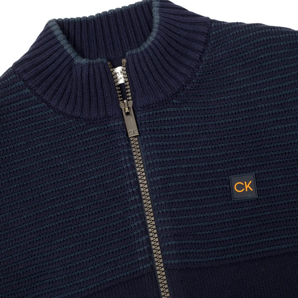 Calvin Klein Men's Oak Creek Lined Full Zip Golf Sweater