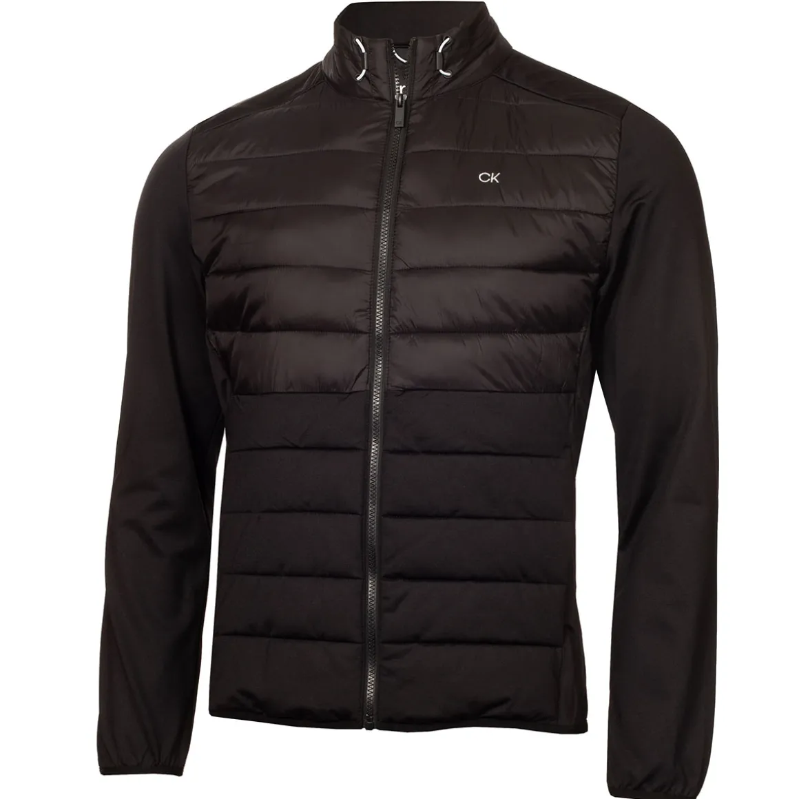 Calvin Klein Men's Padded Hybrid Full Zip Golf Jacket