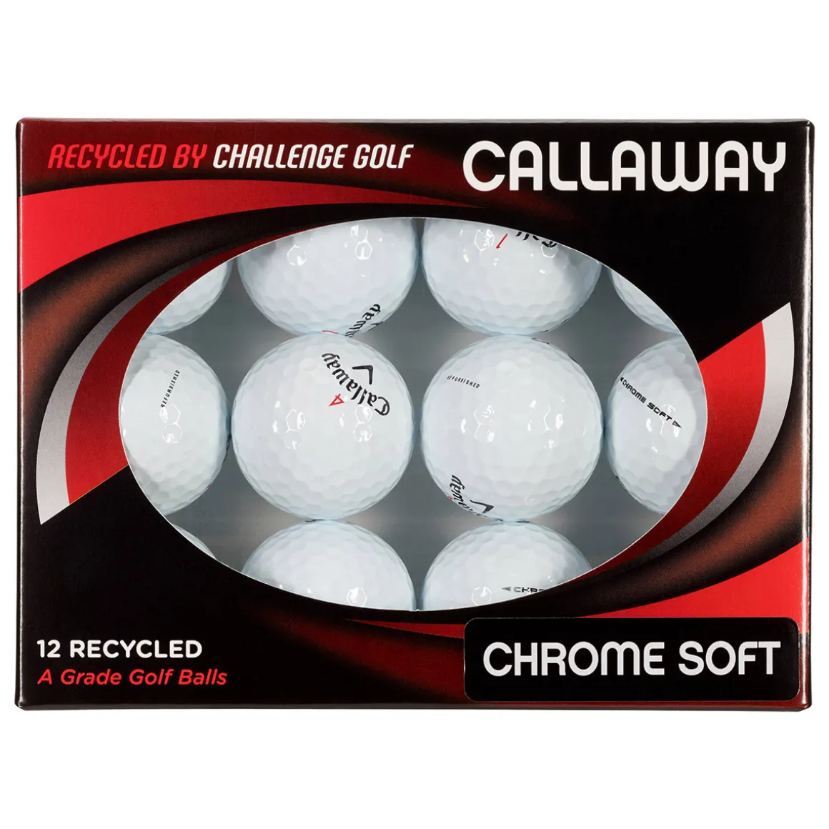 Challenge Golf ChromeSoft Recycled 12 Golf Ball Pack
