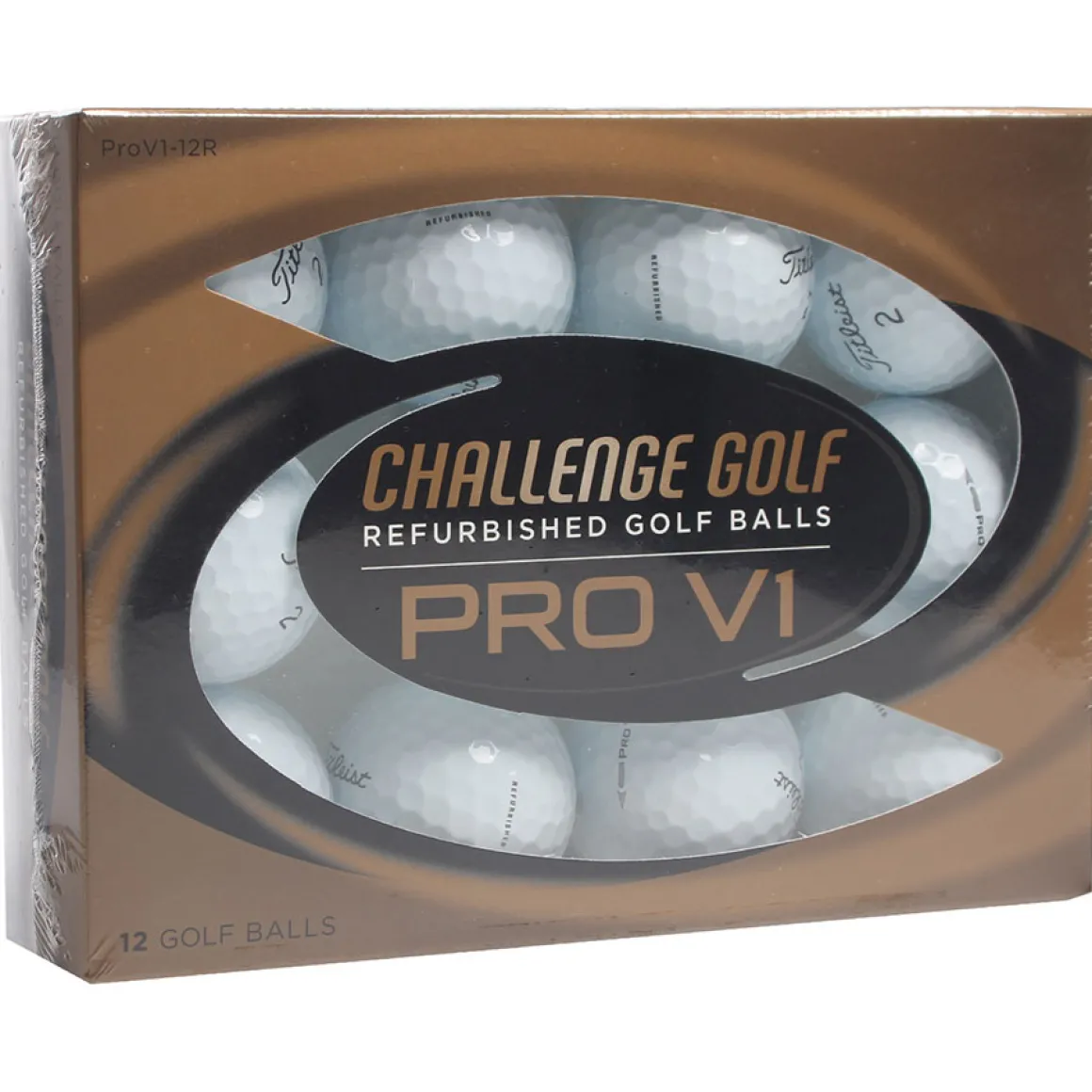 Challenge Golf Pro V1 Refurbished 12 Golf Ball Pack