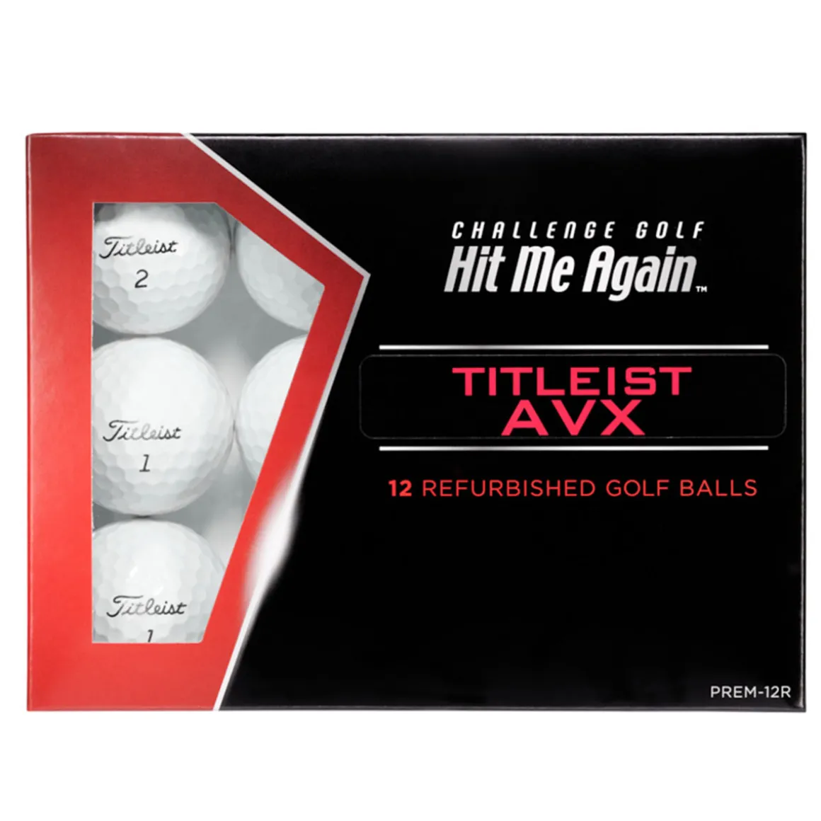 Challenge Golf Titleist AVX Refurbished 12 Golf Ball Pack
