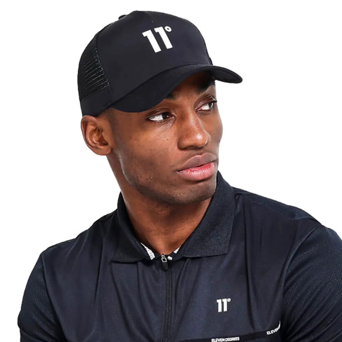 11 Degrees Men's Golf Trucker Cap
