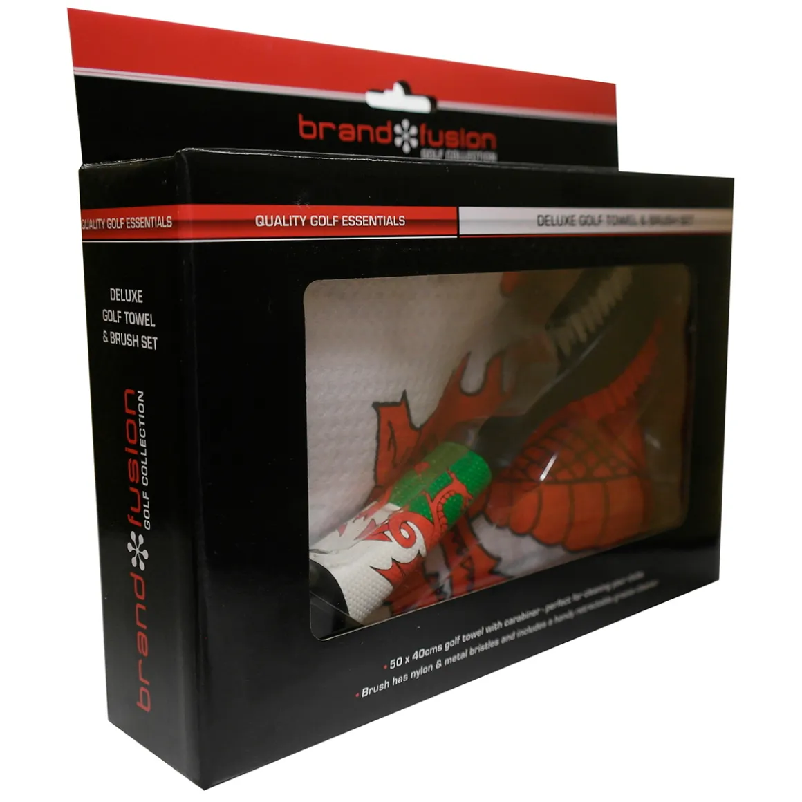 Deluxe Towel & Brush Golf Cleaning Set