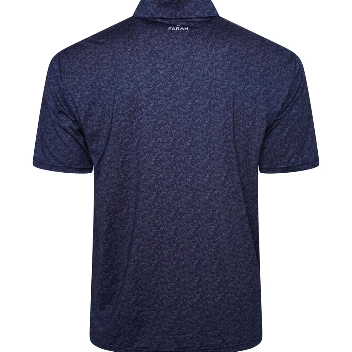 Farah Men's Durant All-Over Print Golf Polo Shirt
