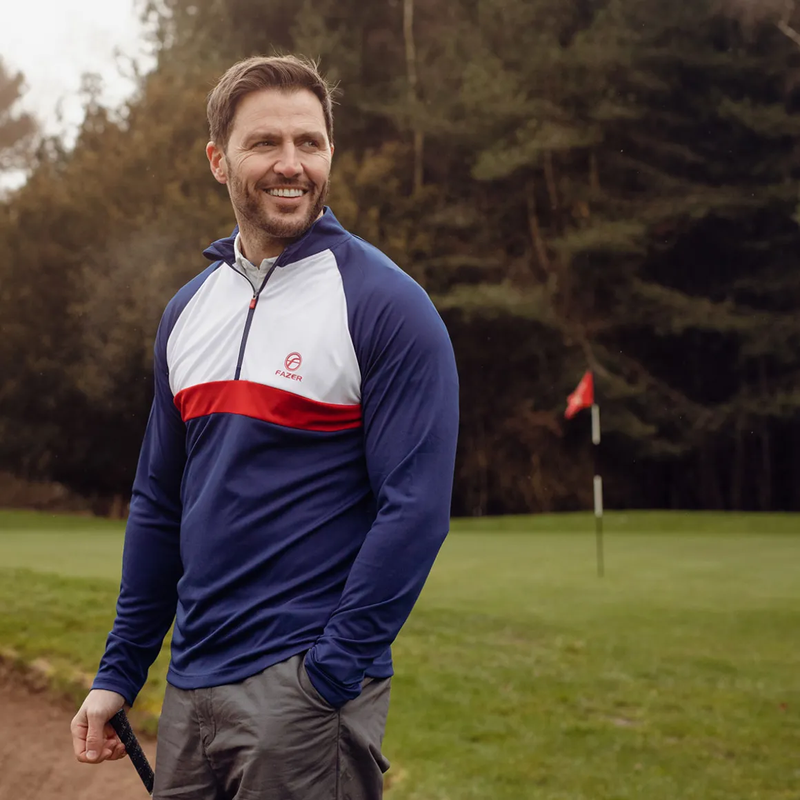 Fazer Men's Bere CB Golf Midlayer