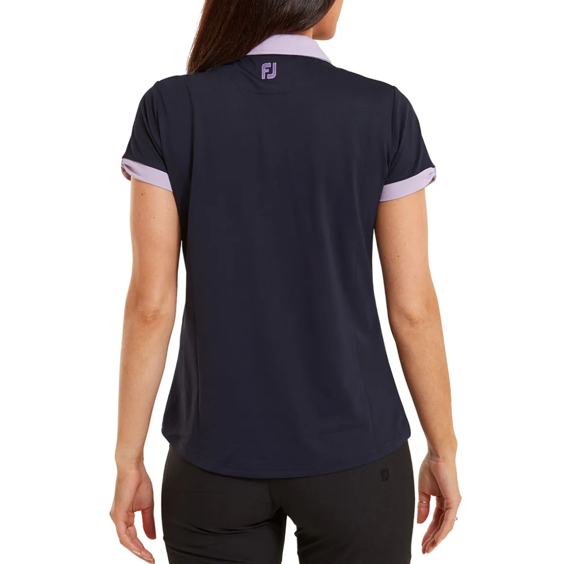 FootJoy Ladies Colour Block Golf Polo Shirt