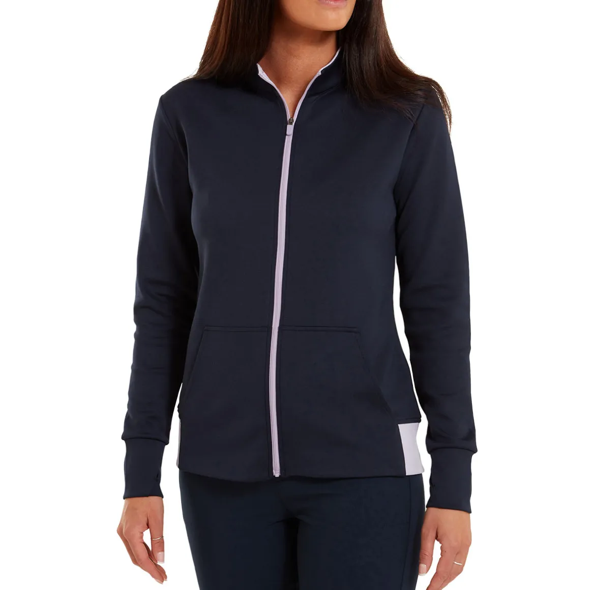 FootJoy Ladies Full-Zip Knit Colour Block Mid Layer