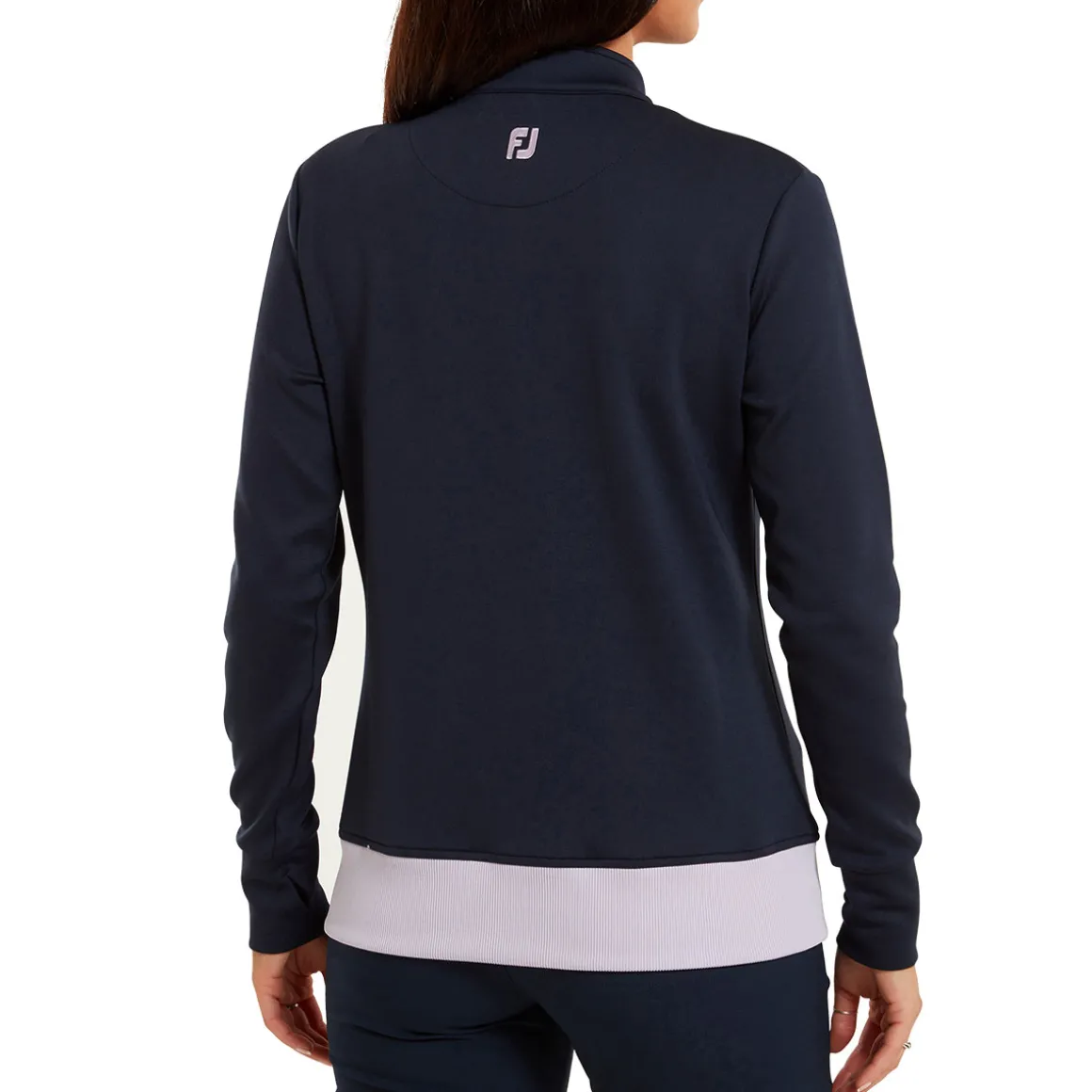 FootJoy Ladies Full-Zip Knit Colour Block Mid Layer