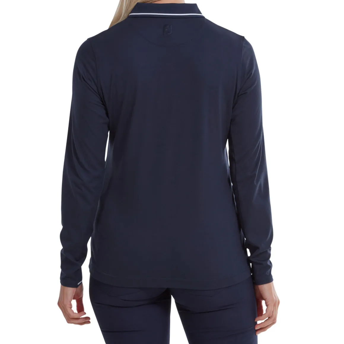 FootJoy Ladies Thermal Solid Long Sleeve Golf Polo Shirt