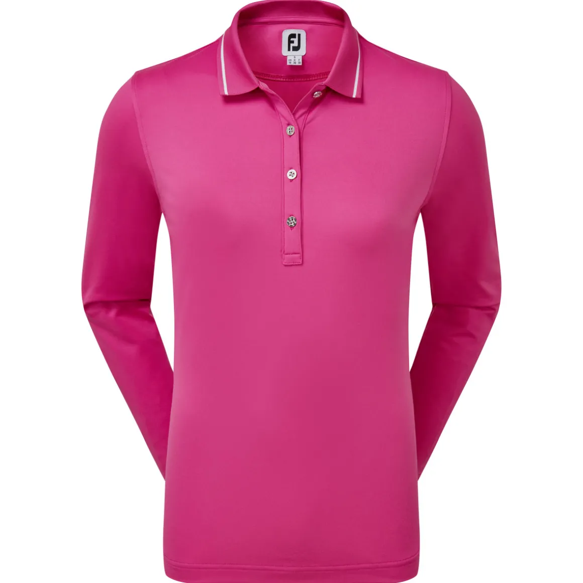 footjoy_ladies_thermal_so_3.webp FootJoy Ladies Thermal Solid Long Sleeve Golf Polo Shirt