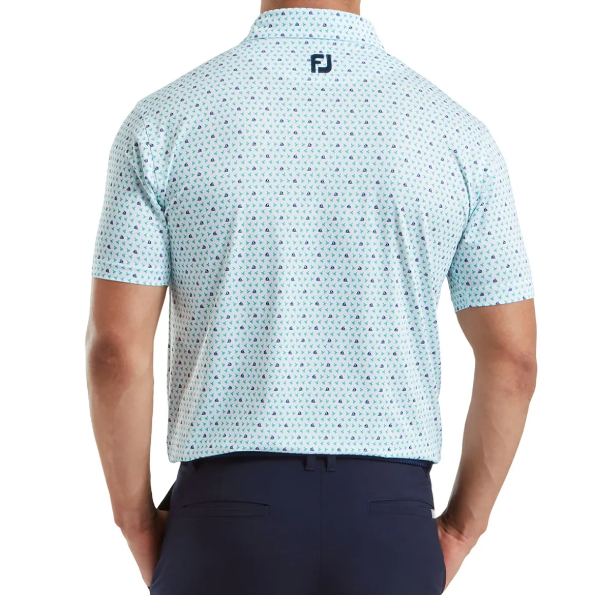 footjoy_mens_flying_wasp__7.webp FootJoy Men's Flying Wasp Print Lisle Golf Polo Shirt