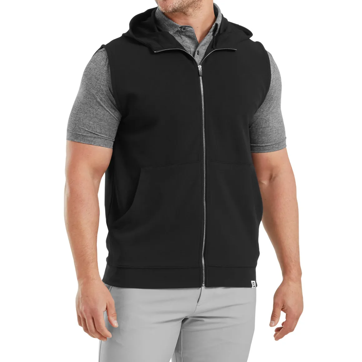 FootJoy Men's Full Zip Hoodie Golf Vest