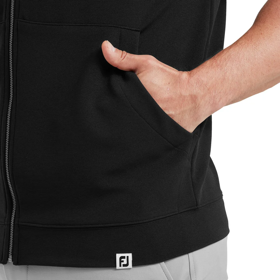footjoy_mens_full_zip_hoo_2.webp FootJoy Men's Full Zip Hoodie Golf Vest