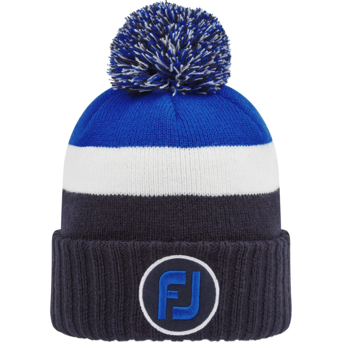 FootJoy Men's Multi Stripe Pom Pom Golf Hat