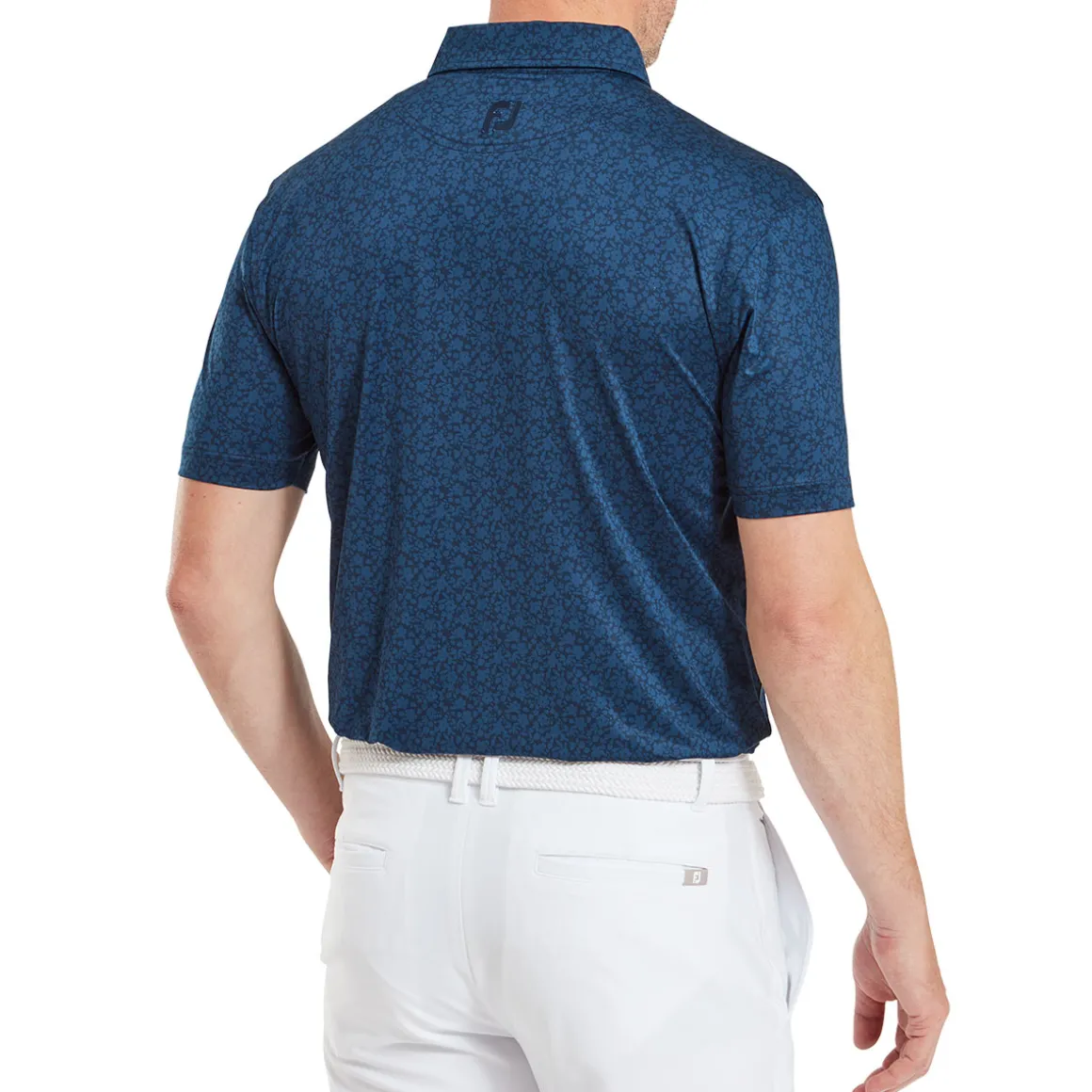 FootJoy Men's Painted Floral Golf Polo Shirt