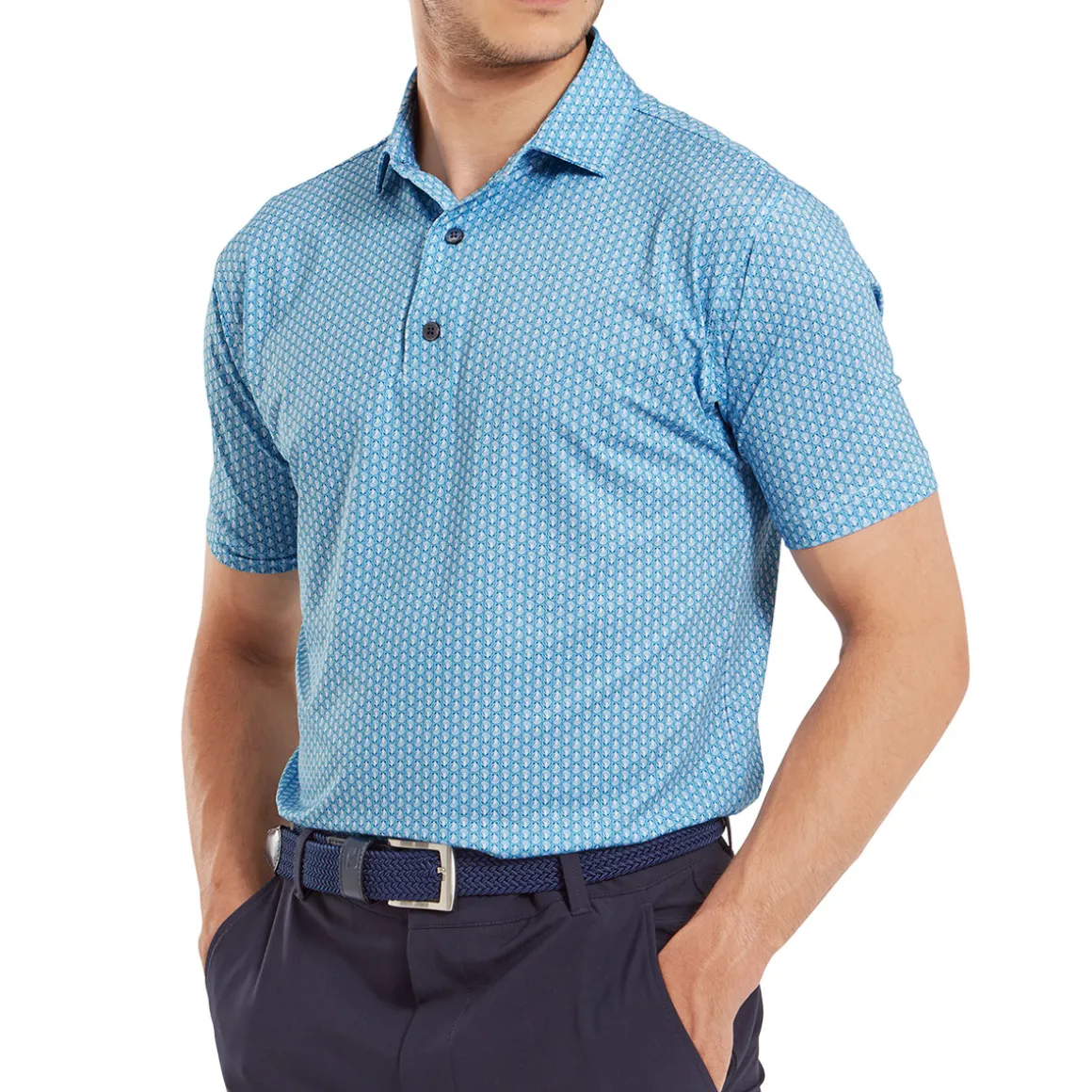 footjoy_mens_scallop_shel_5.webp FootJoy Men's Scallop Shell Foulard Lisle Golf Polo Shirt