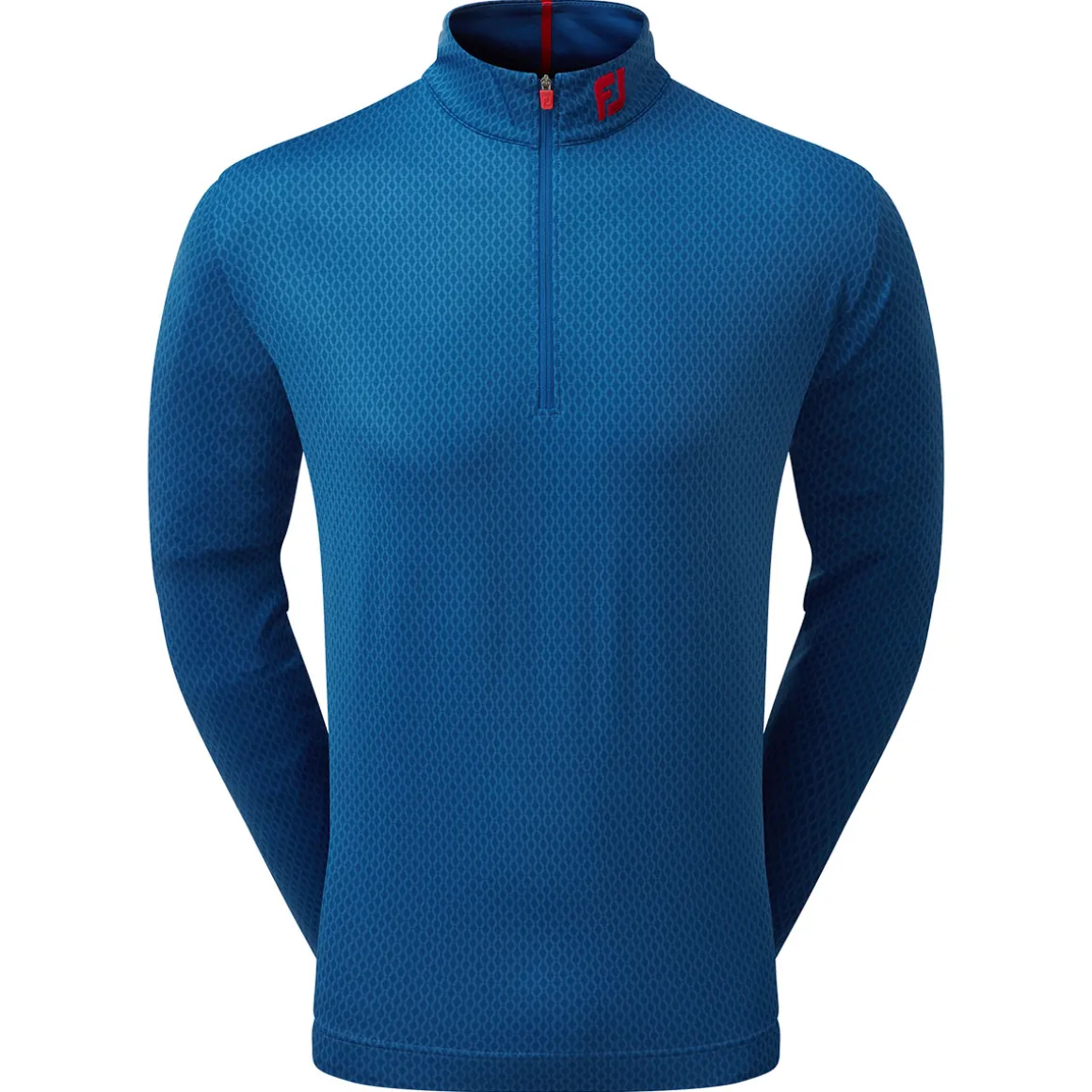 FootJoy Men's Tonal Print Knit Half Zip Golf Midlayer