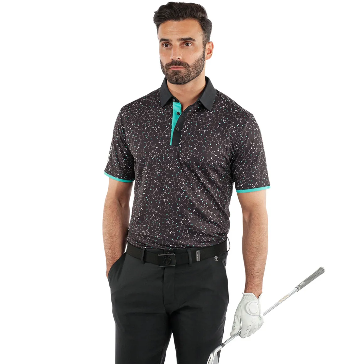 Galvin Green Men's Mannix Printed Golf Polo Shirt