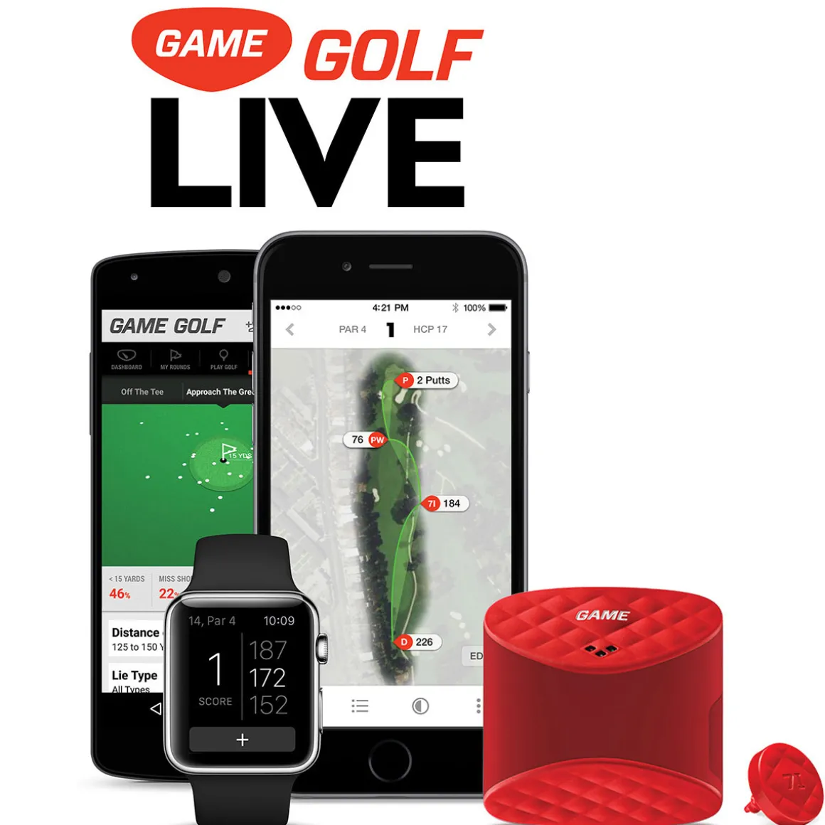 GAME GOLF LIVE Digital Tracking System