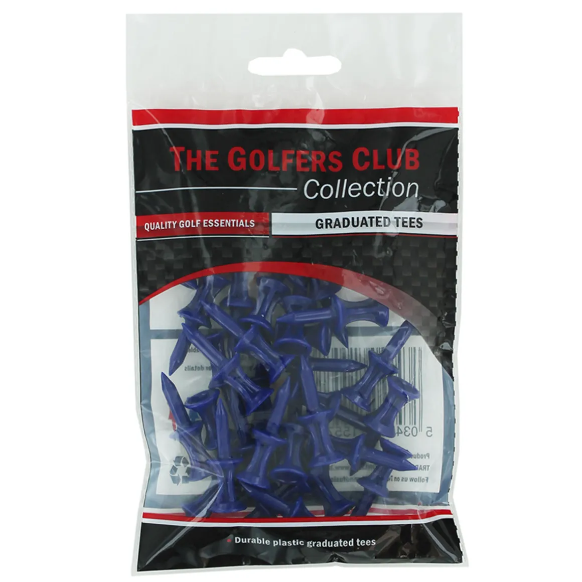 Golfers Club Step Height Golf Tees - 30 Pack