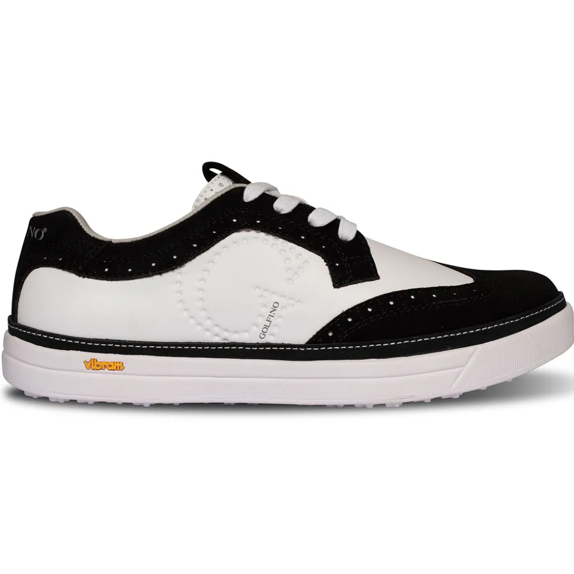 GOLFINO Ladies Casual Brogue Waterproof Spikeless Golf Shoes